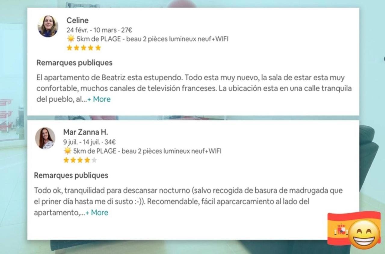 Beau 2 Pieces Recent A 5 M De La Plage La Jara  Ngoại thất bức ảnh